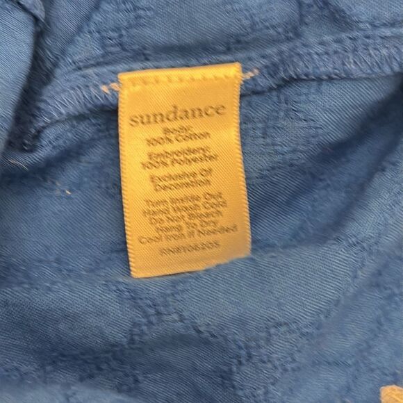 Sundance Embroidered Blue Maxie Dress size Small - Picture 8 of 8